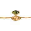 Aport Presents Green Brass Glass Kurta Buttons with Diamond Crystal and Chain in A Box for Men and Women #Aport-625 view 2