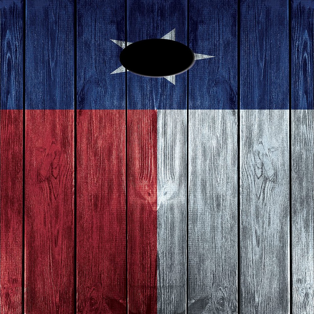 Tower Decals Laminated Texas Flag Cornhole Board Vinyl Wrap