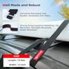 Abahub 2 PCS Roof Rack Cargo Tie Down Straps 16 ft x 1.5 inch for SUP Paddle Boards, Surfboards, Kayaks, Canoes, Heavy Duty Cam Buckle Tie Downs with Neoprene Sleeve view 2