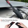 Abahub 2 PCS Roof Rack Cargo Tie Down Straps 16 ft x 1.5 inch for SUP Paddle Boards, Surfboards, Kayaks, Canoes, Heavy Duty Cam Buckle Tie Downs with Neoprene Sleeve view 4