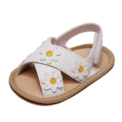 RSKK Baby Girls Sandals Soft Sole Summer Shoes Toddler Infant Kids Baby Girls First Walkers Leisure Shoes Open Toe Sandals