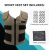 Glacier Tek Cool Vest Personal Cooling, 59 Degrees for 2.5 hours 8 Cool Packs, recharge in 30 minutes (Tan) view 4