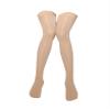 Long-Perfect Ultra Shimmery Thigh High Stockings Shiny Sheer Tights Pantyhose 8 Denier (Beige) view 1