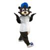 cartoon mascot Sports Brown Beaver Castor Costume Fancy Dress Cosplay For Adult view 3
