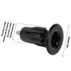 1 Pairs Bike Handlebar Bar End Plugs, Adjustable Aluminum Alloy Handlebar Bar End Hat for 1523.5mm Road Bike BMX Bicycle Handlebars(Black) view 2