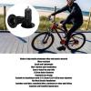 1 Pairs Bike Handlebar Bar End Plugs, Adjustable Aluminum Alloy Handlebar Bar End Hat for 1523.5mm Road Bike BMX Bicycle Handlebars(Black) view 3