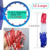 Small Net Replacement for 12 Loops Mini Basketball Hoop, 8"-10.25" Rims, All Weather Anti Whip view 2