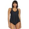 Sporti Sofia Flowy Racerback Tankini Top (6, Black) view 1