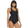 Sporti Sofia Flowy Racerback Tankini Top (6, Black) view 2