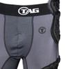 TAG ALT III Adult High-Rise 5-Pad Integrated Girdle - Moisture-Wicking Padded Compression Girdle for Football - Mesh Ventilated Gussets - Sewn-in Hip, Tail, and Thigh Pads - 2X-Large view 2