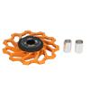 Alomejor Rear Derailleur Wheel 11T Ceramic Bearing Wheel Pulley Road Rear Derailleur Roller (11T Gold) view 1