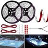 LED Boat Strip Lights, 32.8FT Marine Pontoon Led Lights, Waterproof Boats Interior Light, Under Gunnel Light, Boats Deck Lighting, Night Fishing Lighting for Pontoon Bass Fishing Yacht Kayak (White) view 1