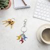 Scandinavian Gift Outlet Orange Swedish Dala Horse Metal Collectible Keychain Souvenir view 3