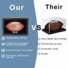 Medikaison Football Display Case Wall Mount Lockable Clear View Full Size Anti Fade UV Protective Acrylic Door Wooden Signed Memorabilia Football Box Shelf Holder-Single Ball view 2