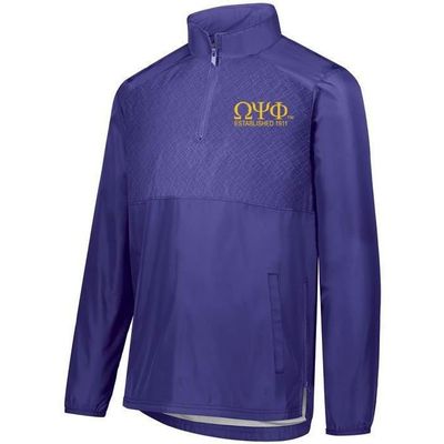Express Design Group Omega Psi Phi Seriesx Pullover Small Purple