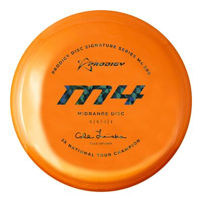 Prodigy Disc Cale Leiviska 500 M4 | 2022 Signature Series | Slightly Understable Midrange Disc Golf Disc | Stiff, Confident Grip | Designed for All Players | 177-180g (Colors May Vary)