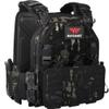YAKEDA Tactical Vest for Men 1000D Nylon Quick Release Laser-Cutting Modular Vest Lightweight Vest (Black CP) view 1