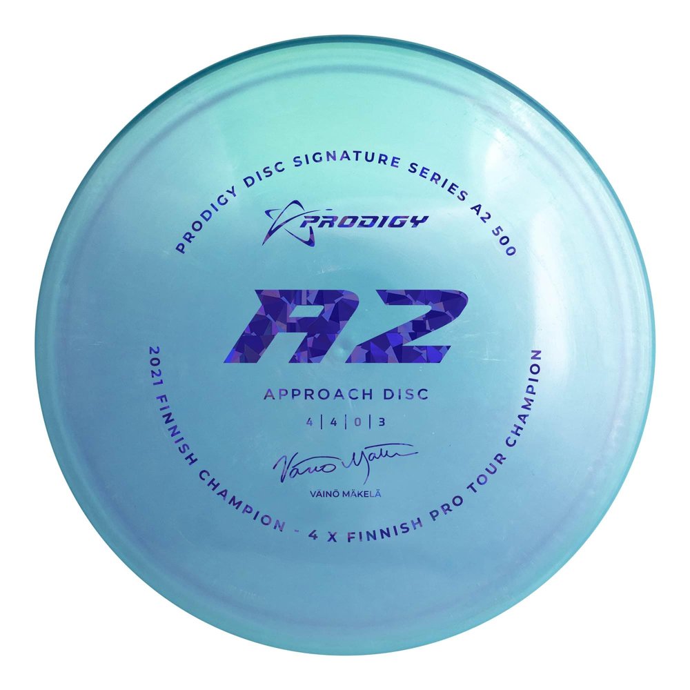Prodigy Disc Vaino Makela 500 A2 | 2022 Signature Series | Overstable Disc Golf Approach Disc | Stiff, Confident Grip | Consistent and Reliable in All Wind Conditions | 170-174g (Colors May Vary)