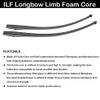 ZSHJGJR Foam Core ILF Longbow Limbs 64inch ILF Limbs 20-50lbs Compatible for 19" Bow Riser for Archery ILF Takedown Longbow Limbs Replacement Right Hand (35lbs) view 3