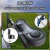 NOKINS Golf Cart Diamond Flip Armrest with Cup Holder, No Drilling, Inward Installation for Club Car EzGo Yamaha Rear Seat Kit Blue&Black view 4