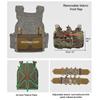 YAKEDA Tactical Vest for Men 1000D Nylon Quick Release Laser-Cutting Modular Vest Lightweight Vest (CP) view 2