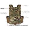YAKEDA Tactical Vest for Men 1000D Nylon Quick Release Laser-Cutting Modular Vest Lightweight Vest (CP) view 3