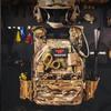 YAKEDA Tactical Vest for Men 1000D Nylon Quick Release Laser-Cutting Modular Vest Lightweight Vest (CP) view 4