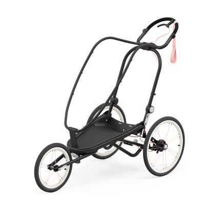 Cybex ZENO Multisport Trailer Frame in Black + Pink