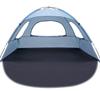 WhiteFang Beach Tent Anti-UV Portable Sun Shade Shelter for 3 Person, Extendable Floor with 3 Ventilating Mesh Windows Plus Carrying Bag, Stakes and Guy Lines (Sierra Blue) view 1