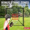 TGU Baseball Practice Nets - Hitting Net Pitching Net, Baseball Gifts for Children Kids & Teens, Black, (NOC050402023) view 2