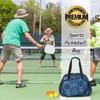 Boulder Bee | Premium Pickleball Bags | PickleBall Tote Bag for Women | Womens Hand/Shoulder Gym Bag w Water Bottle Holder | With Racquet/Paddle Holder (Blue) view 2