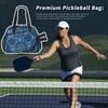 Boulder Bee | Premium Pickleball Bags | PickleBall Tote Bag for Women | Womens Hand/Shoulder Gym Bag w Water Bottle Holder | With Racquet/Paddle Holder (Blue) view 3