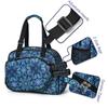 Boulder Bee | Premium Pickleball Bags | PickleBall Tote Bag for Women | Womens Hand/Shoulder Gym Bag w Water Bottle Holder | With Racquet/Paddle Holder (Blue) view 4