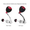 ASHATA Fishing Reel Handle, Metal Rocker Arm Reel Handle Grip, Fishing Rotary Knob Repair Parts (Red, Large for 4000 5000 6000) view 4