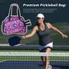 Boulder Bee | Premium Pickleball Bags | PickleBall Tote Bag for Women | Womens Hand/Shoulder Gym Bag w Water Bottle Holder | With Racquet/Paddle Holder (Bright Pink) view 4