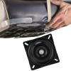 Keenso 6in15.24cm Seat Swivel Base - Stainless Steel & Nylon EDC Coating - RV, Ship, Yacht, Home - Black view 2
