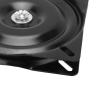 Keenso 6in15.24cm Seat Swivel Base - Stainless Steel & Nylon EDC Coating - RV, Ship, Yacht, Home - Black view 4