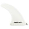 Abahub 10'' SUP Single Center Fin with 1 No Tool Fin Screw, Fiberglass Reinforeced 10 inch SUP Replacement Fins for Surfing, Surfboard, Stand-up Paddle Board, Longboard, White view 1