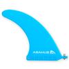 Abahub 9'' SUP Single Center Fin, No Tool Fin Screw, Fiberglass Reinforeced 9 inch SUP Replacement Fins for Surfboard, Stand-up Paddle Board, Longboard, Blue view 1
