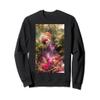 Tropical Garden Hot Springs Volcano Arenal Costa Rica Flower Sweatshirt view 1