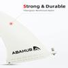 Abahub 9'' SUP Single Center Fin, No Tool Fin Screw, Fiberglass Reinforeced 9 inch SUP Replacement Fins for Surfboard, Stand-up Paddle Board, Longboard, White view 3