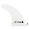 Abahub 8'' SUP Single Center Fin with 1 No Tool Fin Screw, Fiberglass Reinforeced 8 inch SUP Replacement Fins for Surfboard, Stand-up Paddle Board, Longboard, White