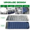NAIZEA Folding Camping Cots for Adults, Portable Cot with Mattress Heavy Duty Outdoor Bed with Carry Bag 1200d Oxford Cloth Sleeping Cots for Camping Office Nap Home Guest Beach Travel view 3