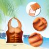 Yahenda 4 Pack Hawaiian Costumes for Man, Including Skirts Hula Skirts with Party Muscle Vest Straw Hat and Wreath, Hawaiian Outfits Party Accessory view 2