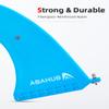 Abahub 10'' SUP Single Center Fin with 1 No Tool Fin Screw, Fiberglass Reinforeced 10 inch SUP Replacement Fins for Surfing, Surfboard, Stand-up Paddle Board, Longboard, Blue view 3