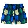 QinCiao Toddler Little Boy Hawaiian Beach Shorts Swim Trunks Cartoon Animal Print Board Shorts Swimwear Navy Blue 2-3 Years view 2