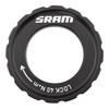 SRAM CenterLock Disc Lock Ring - Heavy-Duty Aluminum Hub Lockring for Secure Mounting of CenterLock Rotor Systems, Black, Durable Engineering & Precise Compatibility view 2
