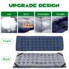 NAIZEA Folding Camping Cots for Adults, Portable Cot with Mattress Heavy Duty Outdoor Bed with Carry Bag 1200d Oxford Cloth Sleeping Cots for Camping Office Nap Home Guest Beach Travel view 3