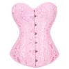Kranchungel Renaissance Corset Tops for Women: Plus Size Overbust Corset Costume Themed Events for Renaissance Faire Visitors X-Small Pink view 1
