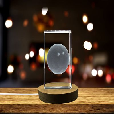 Squash Ball 3D Engraved Crystal 3D Engraved Crystal Keepsake/Gift/Decor/Collectible/Souvenir (XX-Large)